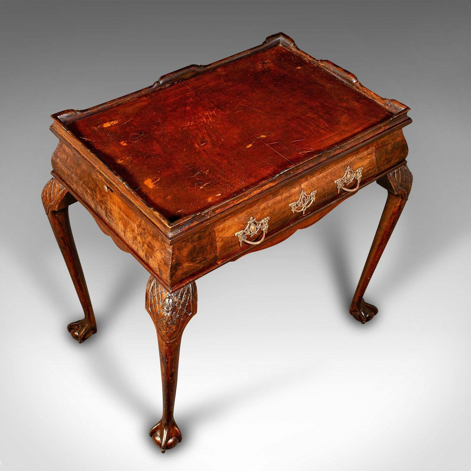 Antique Silver Display Table, English, Walnut, Georgian Revival, Late Victorian photo buy