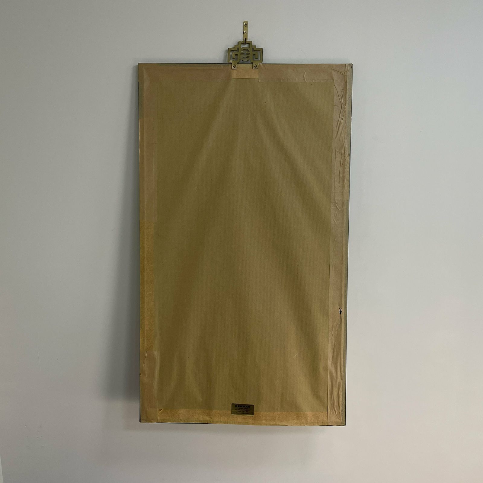 Antique Large Japanese Oriental Art Hand Painted Symbols 100x58.5cm Picture Wood Black Frame Framed Gold Original Art Work Rectangle photo buy