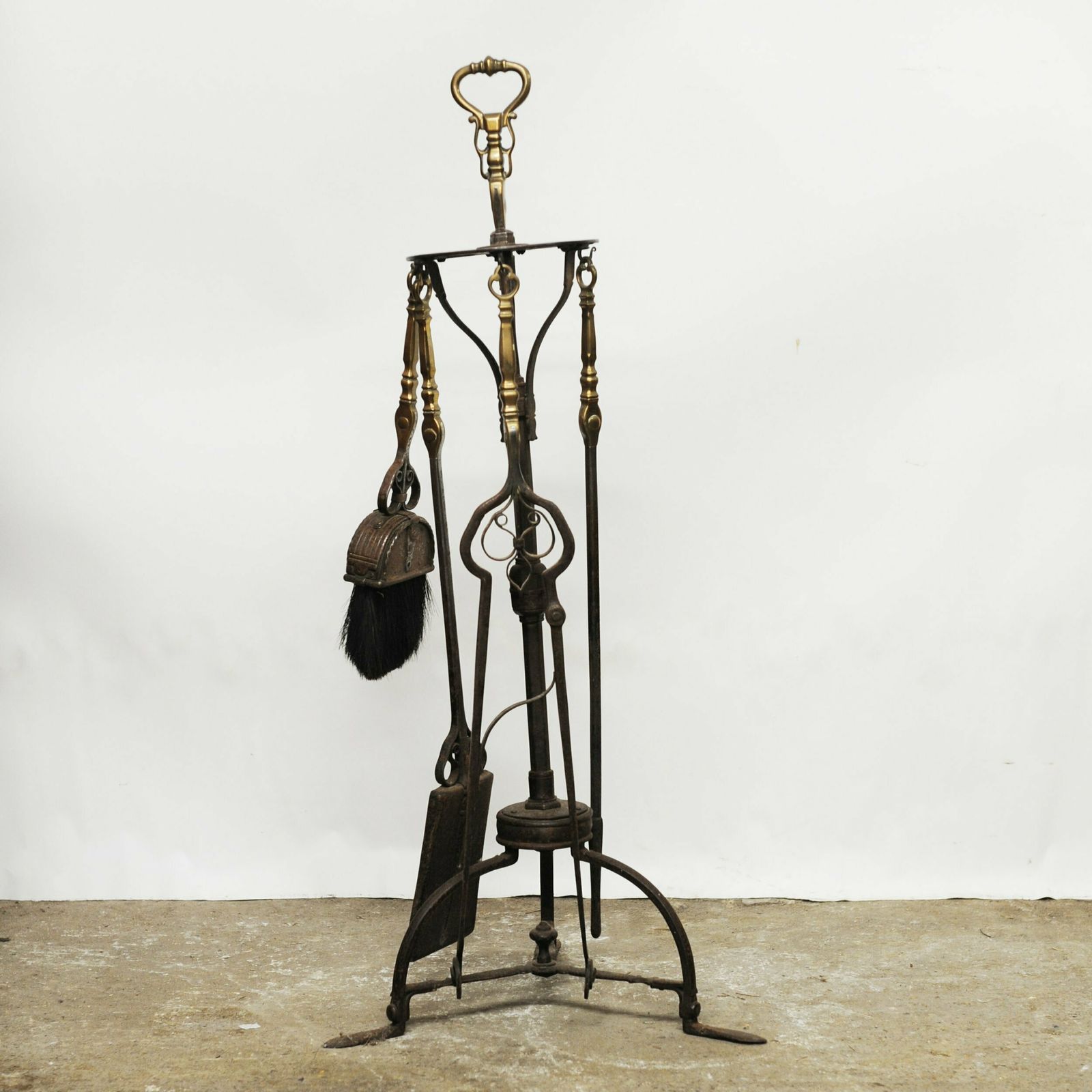 Arts And Crafts Fire Companion Set, 1900s photo Home Fixtures