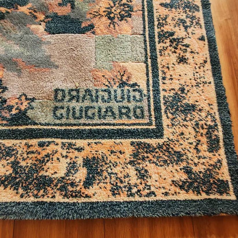 Rug By Giorgetto Giugiaro For Paracchi In Wool   1990s photo Textiles