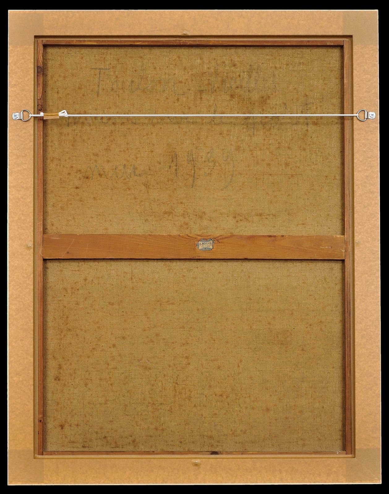 Lokre. 20ème Siècle. French. Toulon, Le Port, La Vieille Darse, May 1939. Quai Cronstadt. Riviera. Provence Alpes Cote D'azur. Framed Oil Painting. photo Art