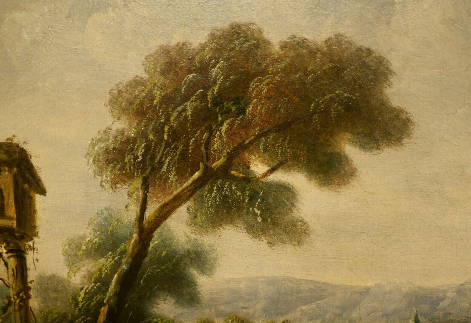 Italian Tuscan Landscape Painting Grand Tour Pastoral Art photo for sale
