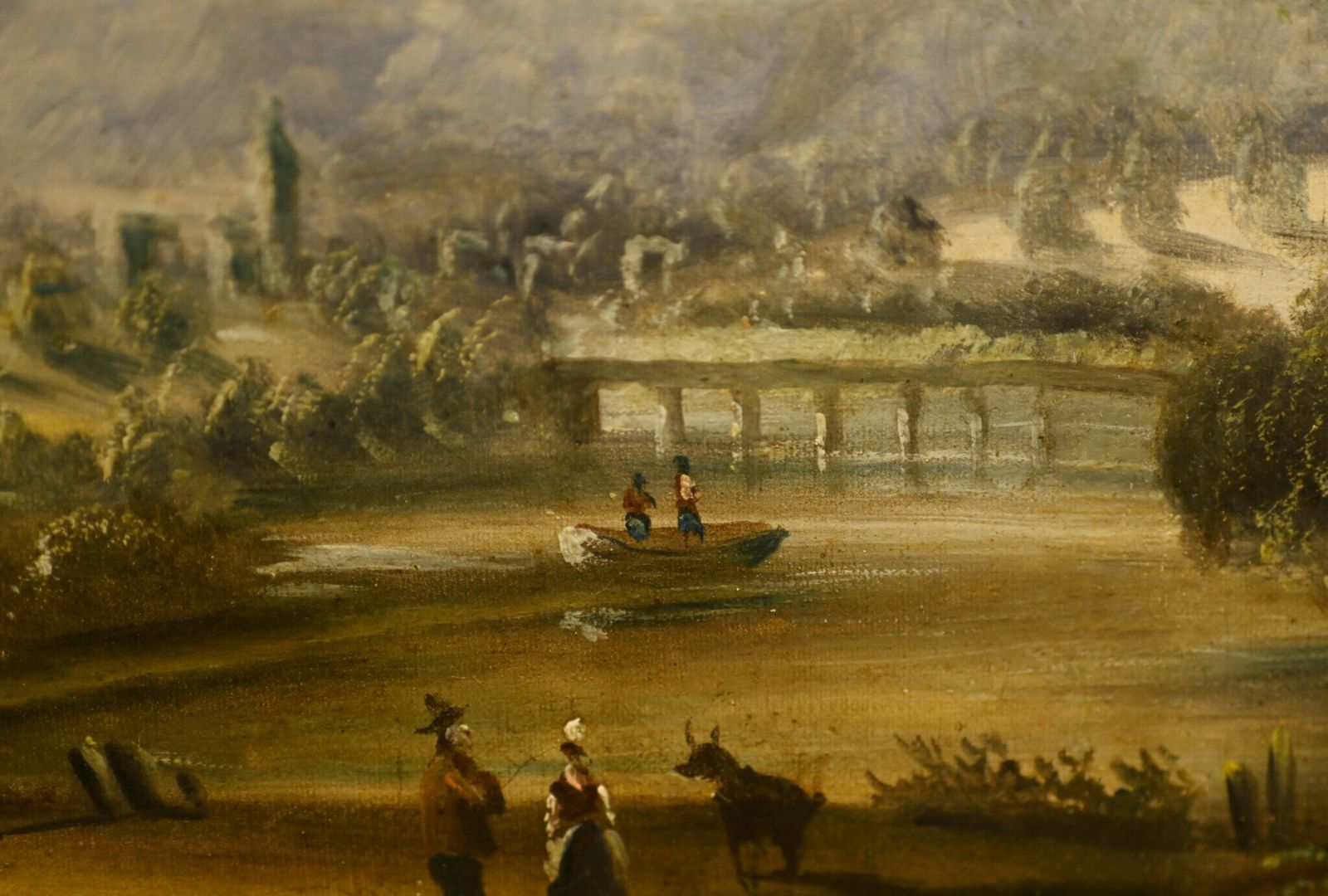 Italian Tuscan Landscape Painting Grand Tour Pastoral Art photo 1750.0
