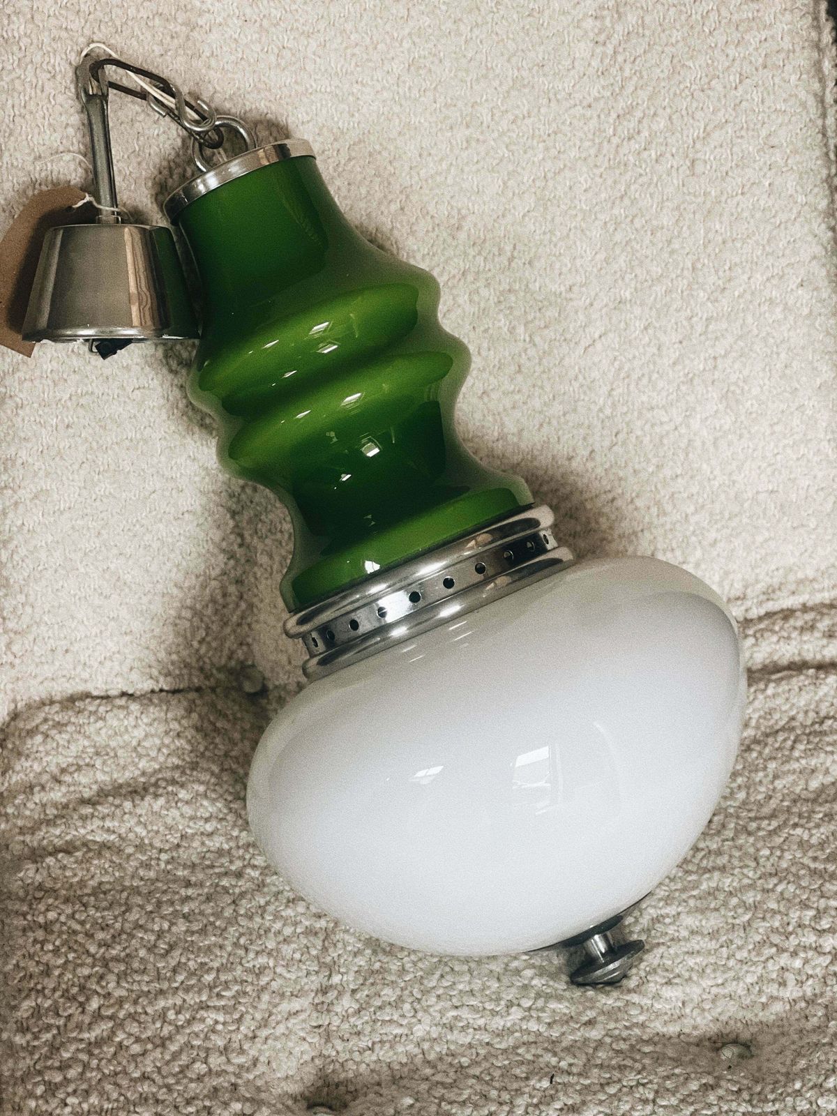 1960s Mazzega Opal Pendant Light.