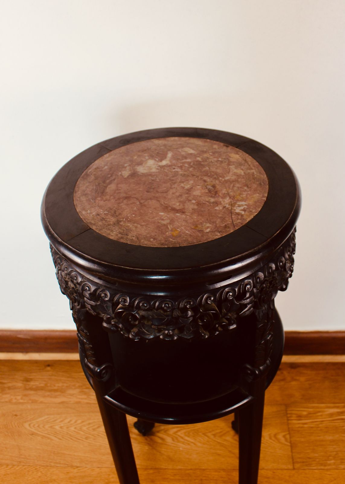 Chinese Hardwood Jardiniere Stand photo Furniture