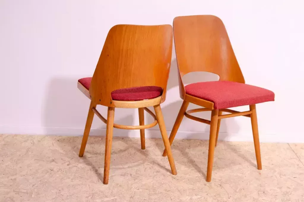 photo vintage Mid Century Dining Chairs By Radomír Hofman, 1960´S, Set Of 6