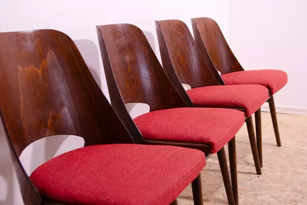 Mid Century Dining Chairs By Radomír Hofman, 1960´S, Set Of 4 photo buy