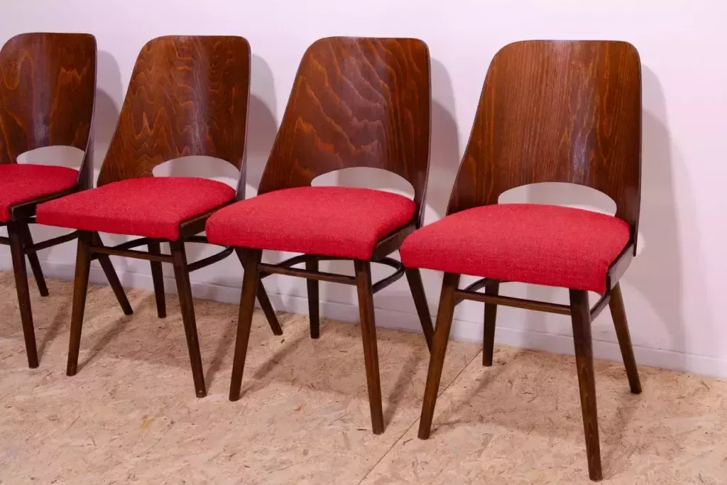 photo for sale Mid Century Dining Chairs By Radomír Hofman, 1960´S, Set Of 4