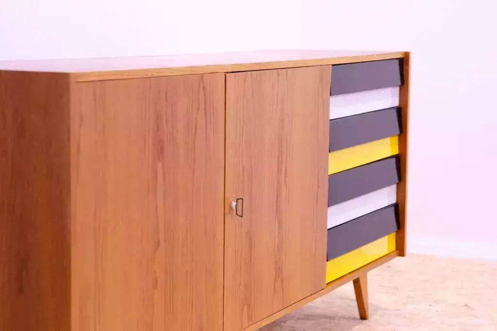 Mid Century U 460 Sideboard By Jiří Jiroutek For Interiér Praha, Czechoslovakia photo vinterior