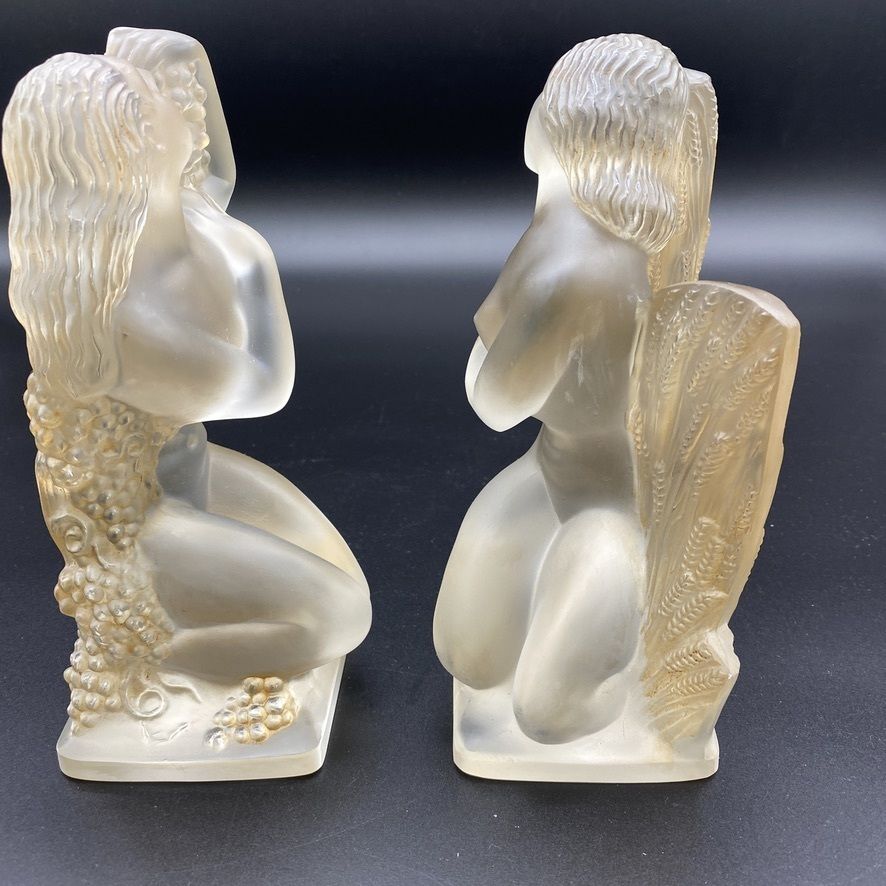 photo for sale Four  Seasons  Statuettes By R.Lalique