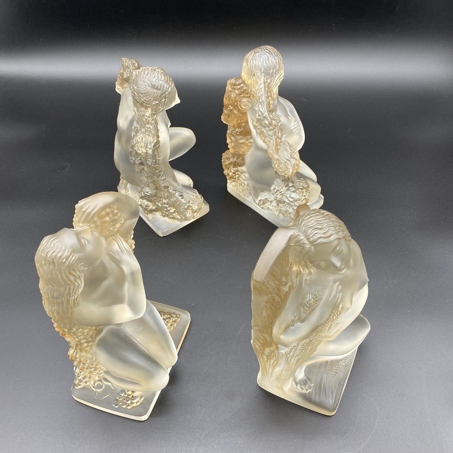 photo vinterior Four  Seasons  Statuettes By R.Lalique