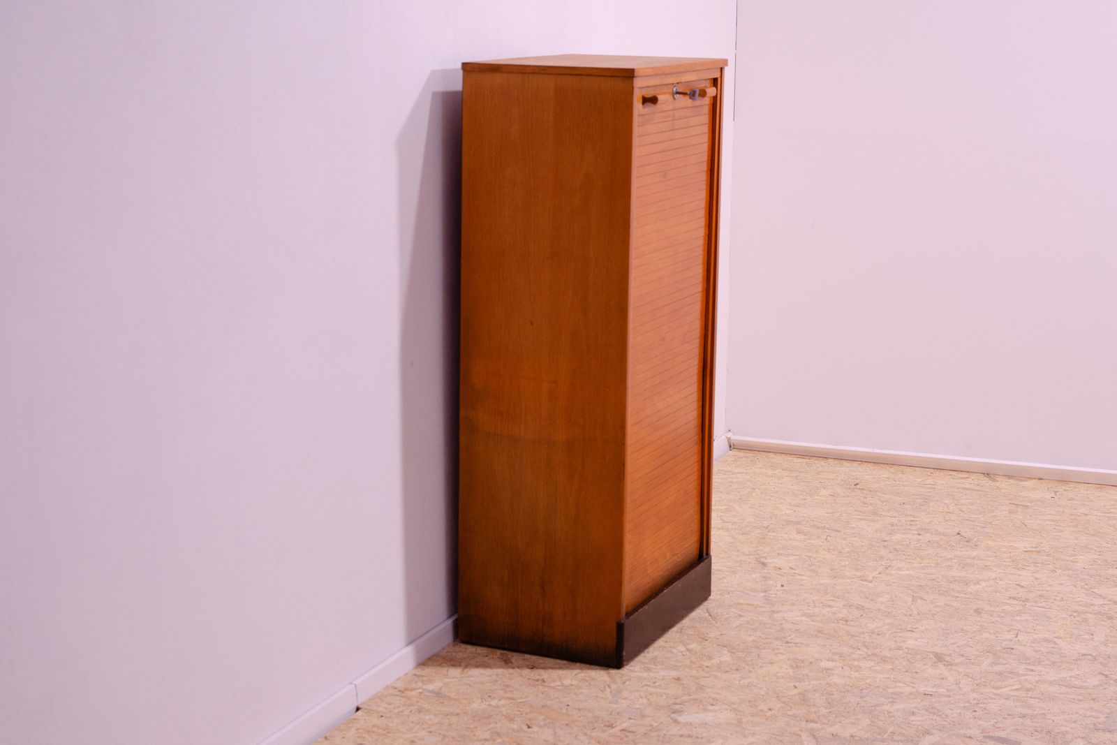Roller Blind Cabinet By Interier Paraha, 1950s, Czechoslovakia photo 450.0