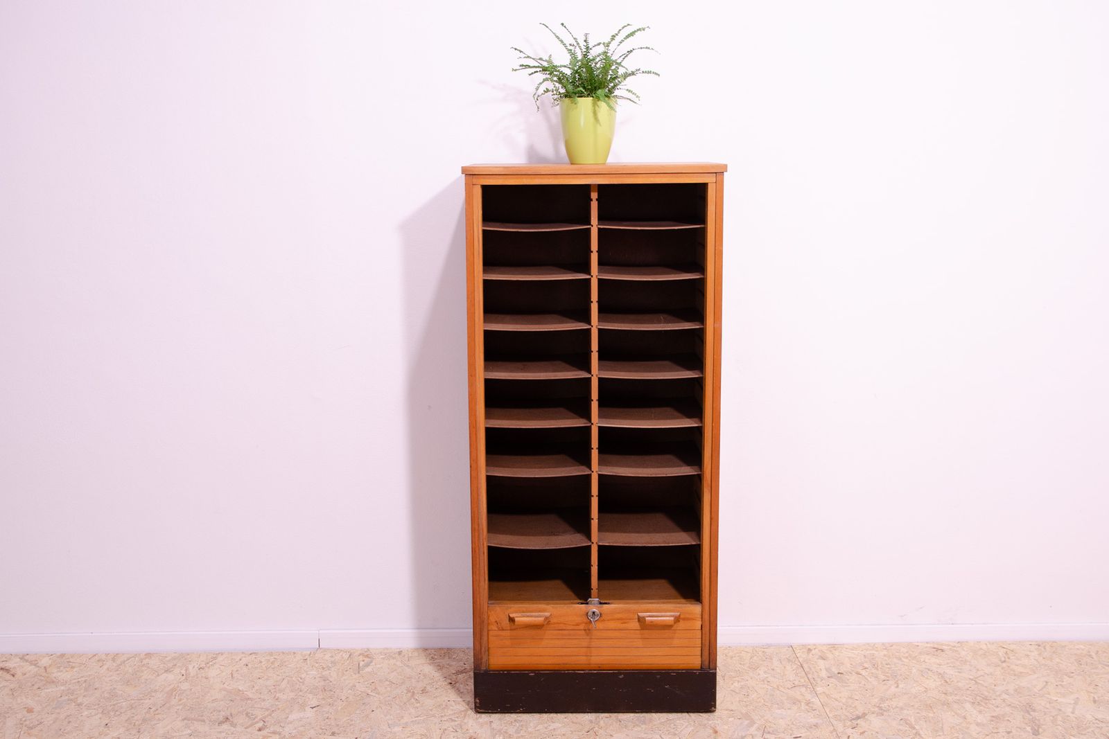 Roller Blind Cabinet By Interier Paraha, 1950s, Czechoslovakia photo buy