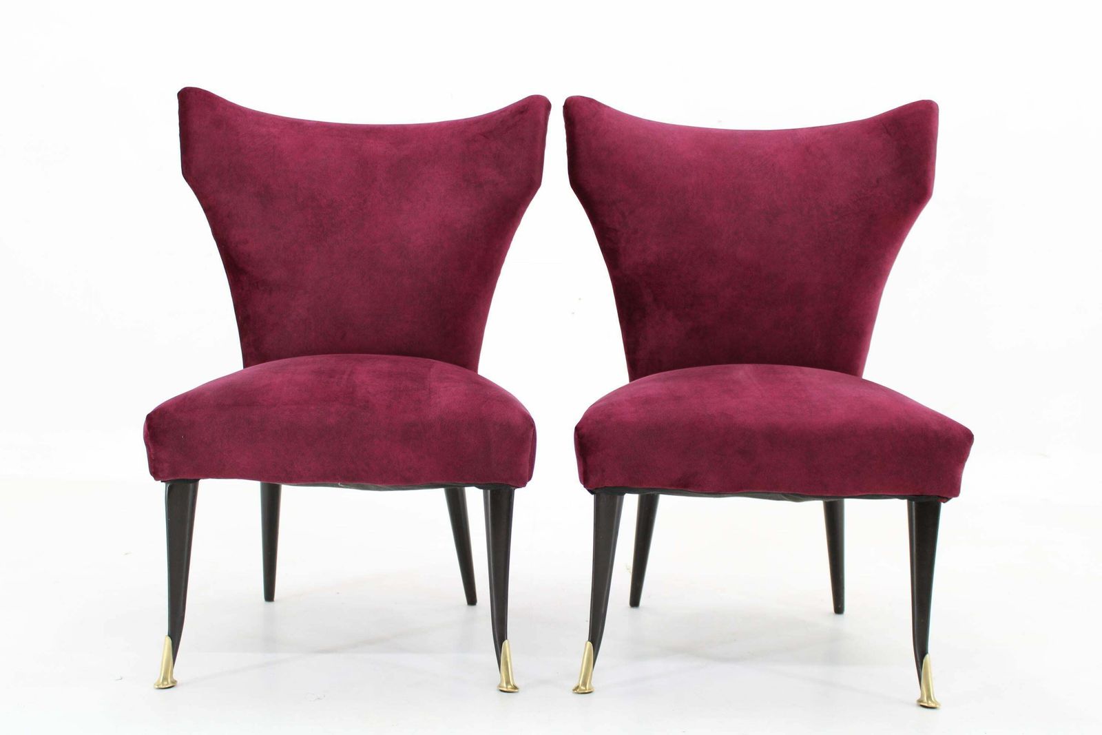 1950s Pair Of Italian Chairs, Restored photo furniture