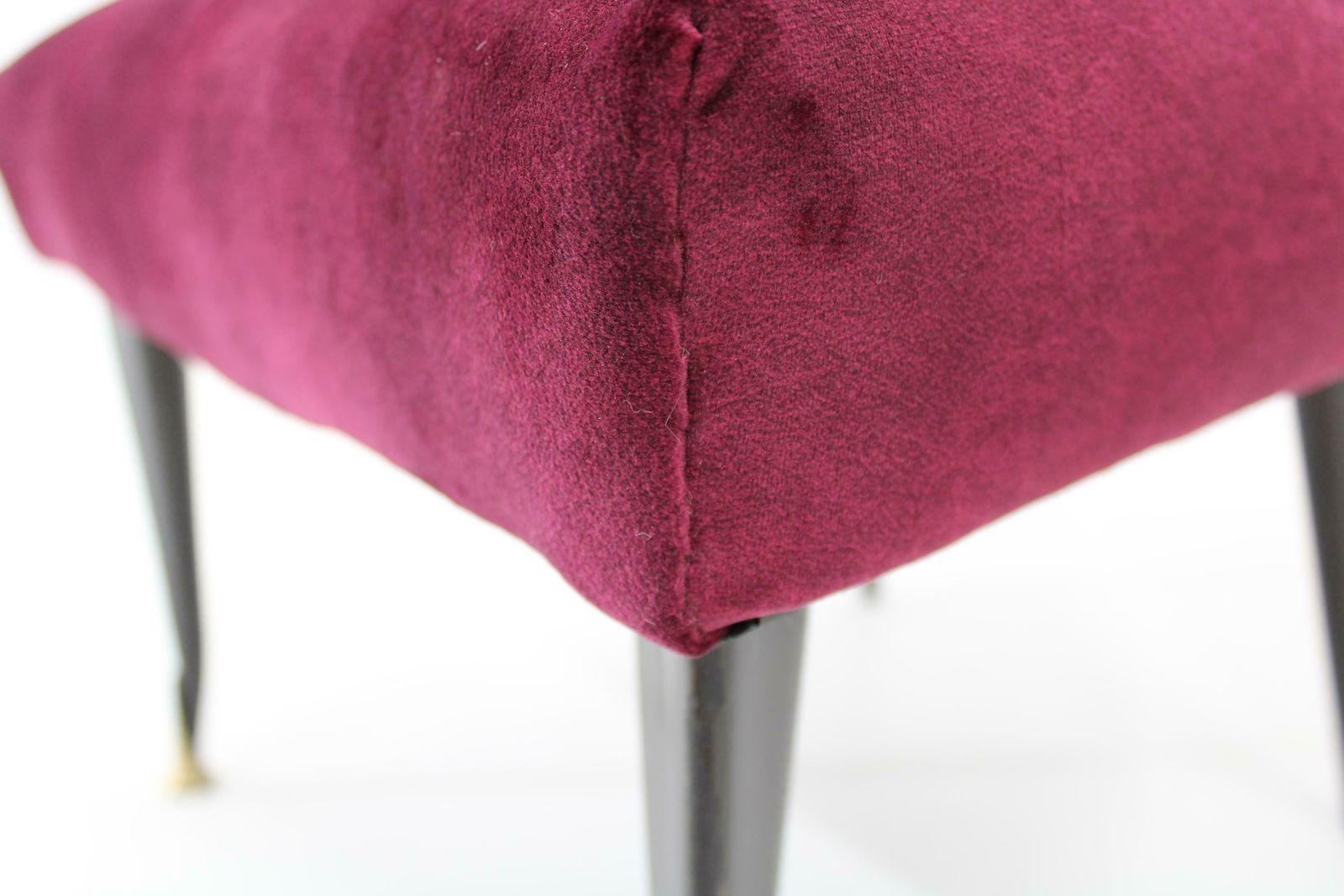 523.0 1950s Pair Of Italian Chairs, Restored photo