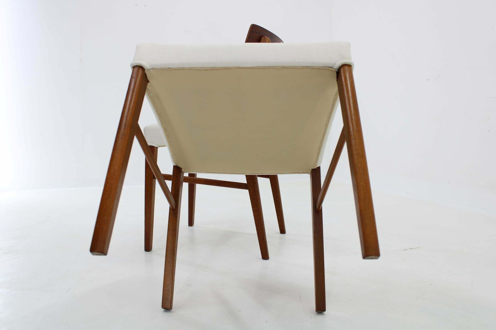 1960s Pair Of Danish Teak Chairs, Restored photo vinterior
