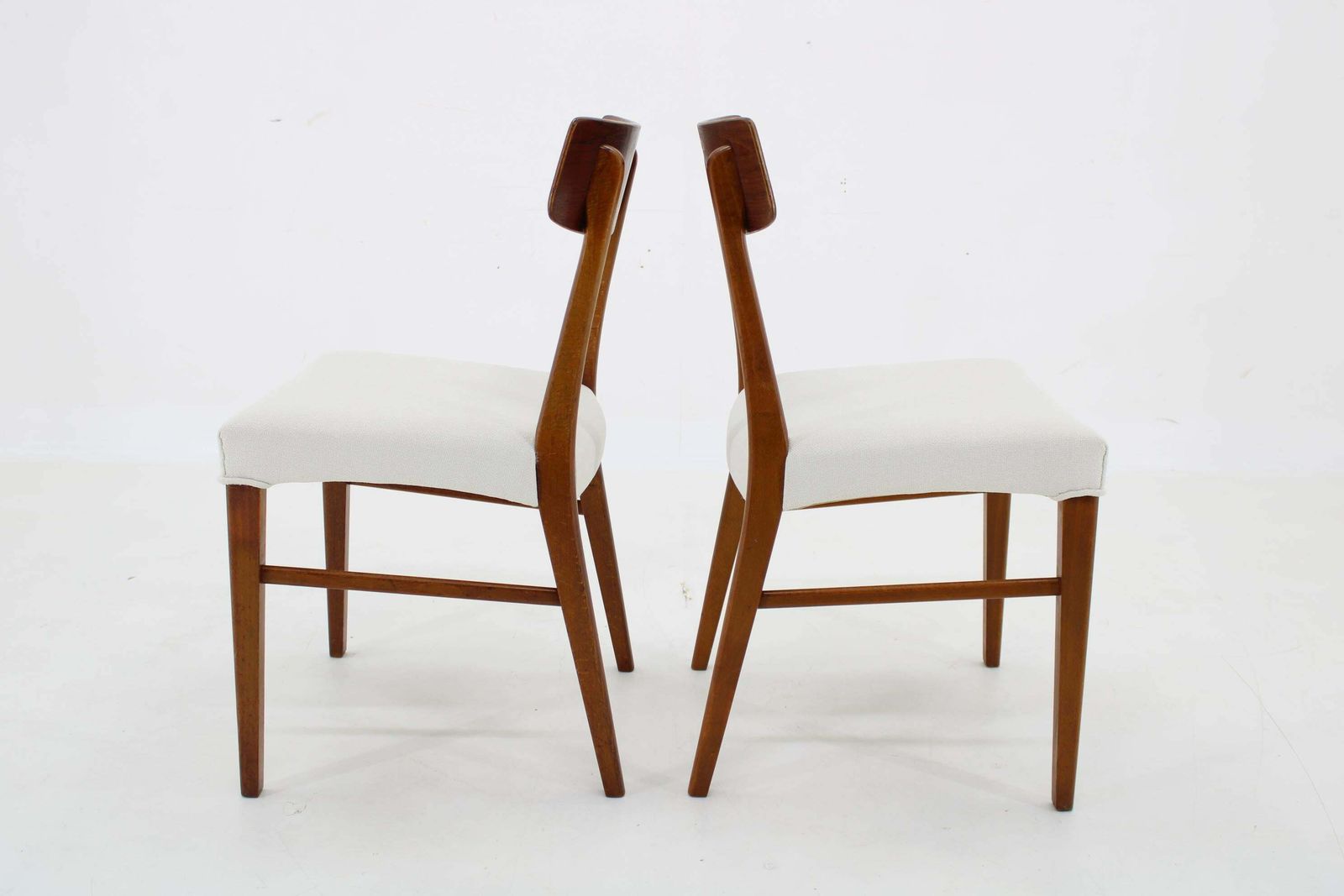 1960s Pair Of Danish Teak Chairs, Restored photo vintage
