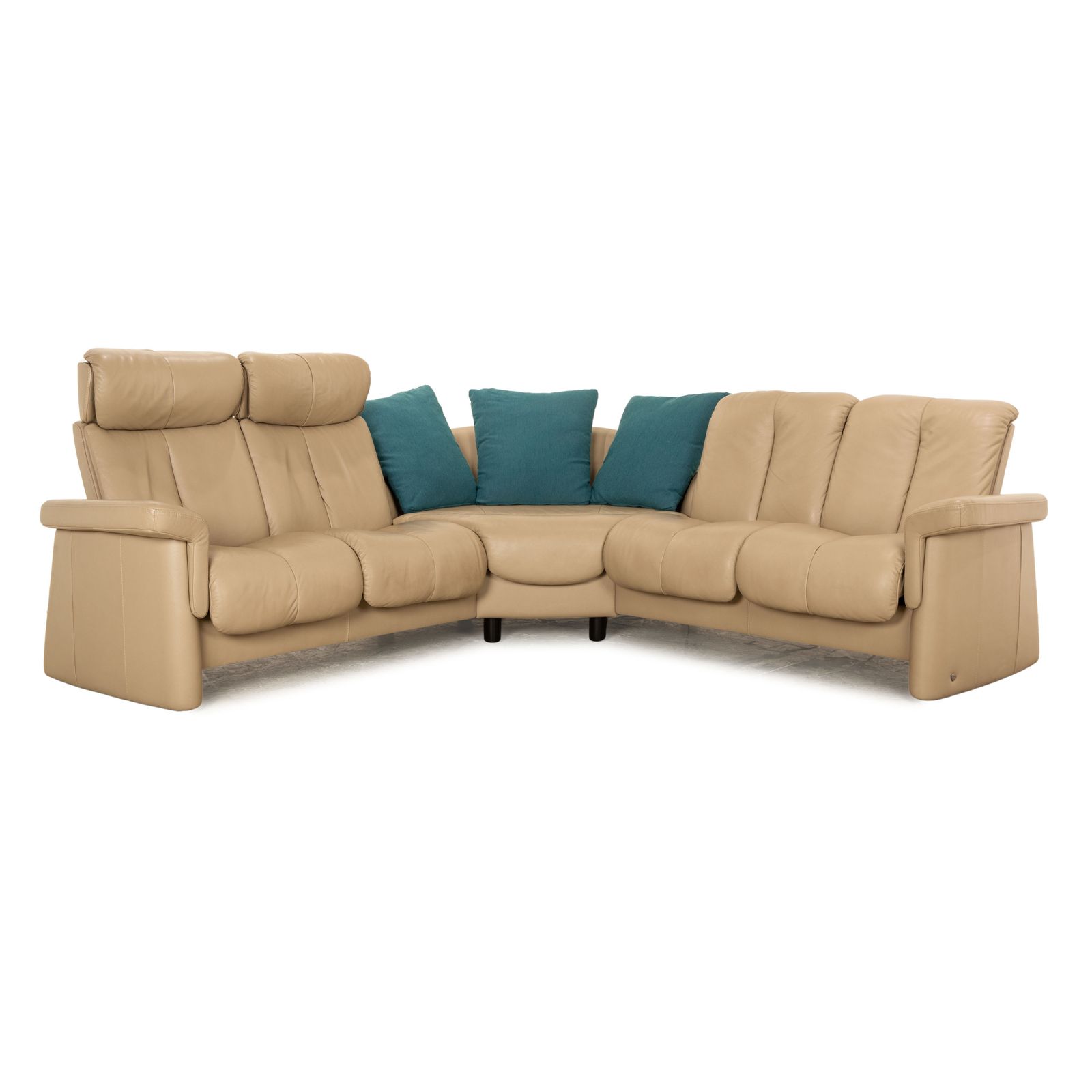 Stressless Legend Leren Hoekbank Bruin Beige Handmatige Functie
