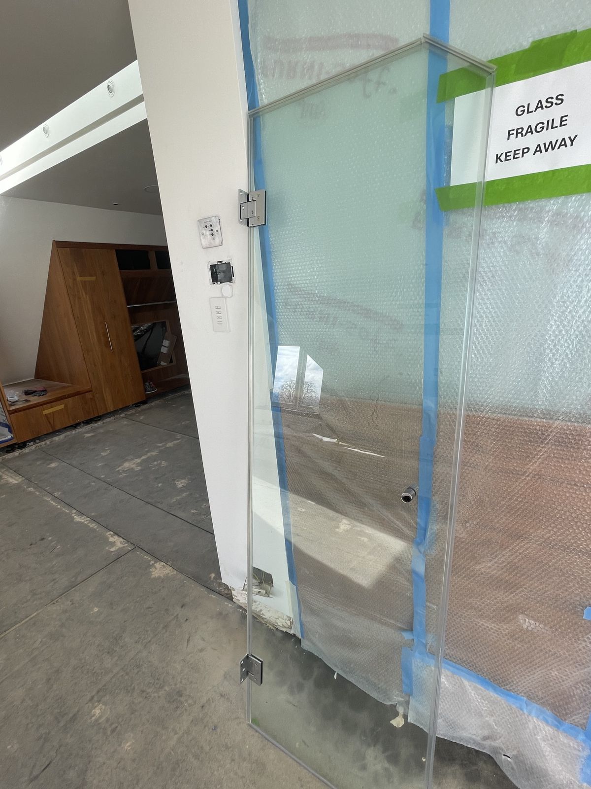 Clear Glass Shower Door