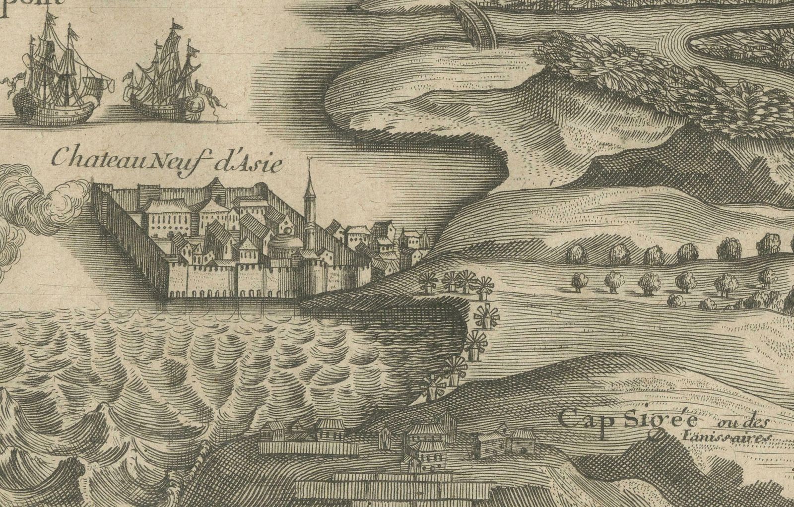 Dardanelles Strait, With A Perspective Of The City Of Constantinople, 1693 photo Art