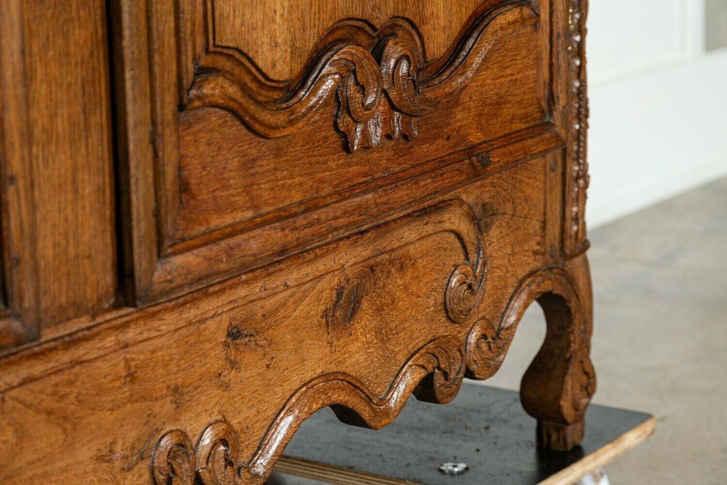 photo for sale Large 18thc French Carved Walnut Armoire