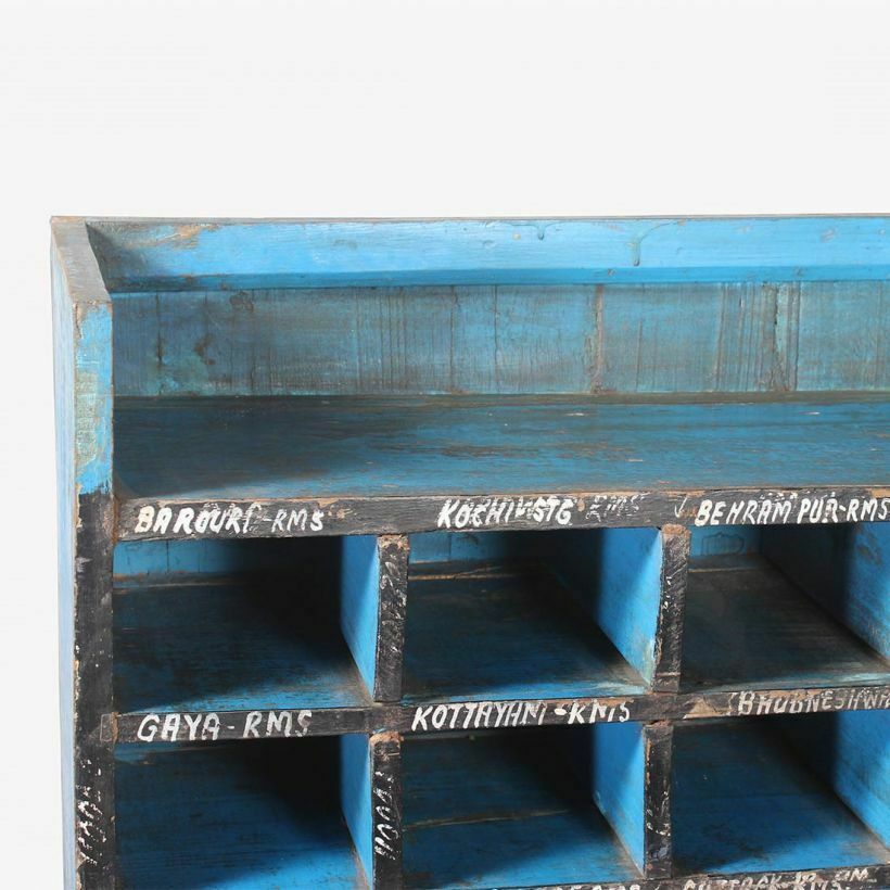 Antique Postal Rack Storage Shelving photo furniture