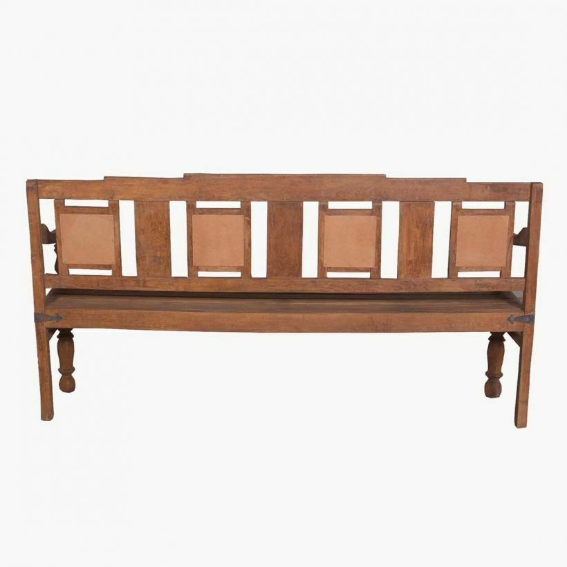 Antique Train Station Bench, 1930s photo furniture