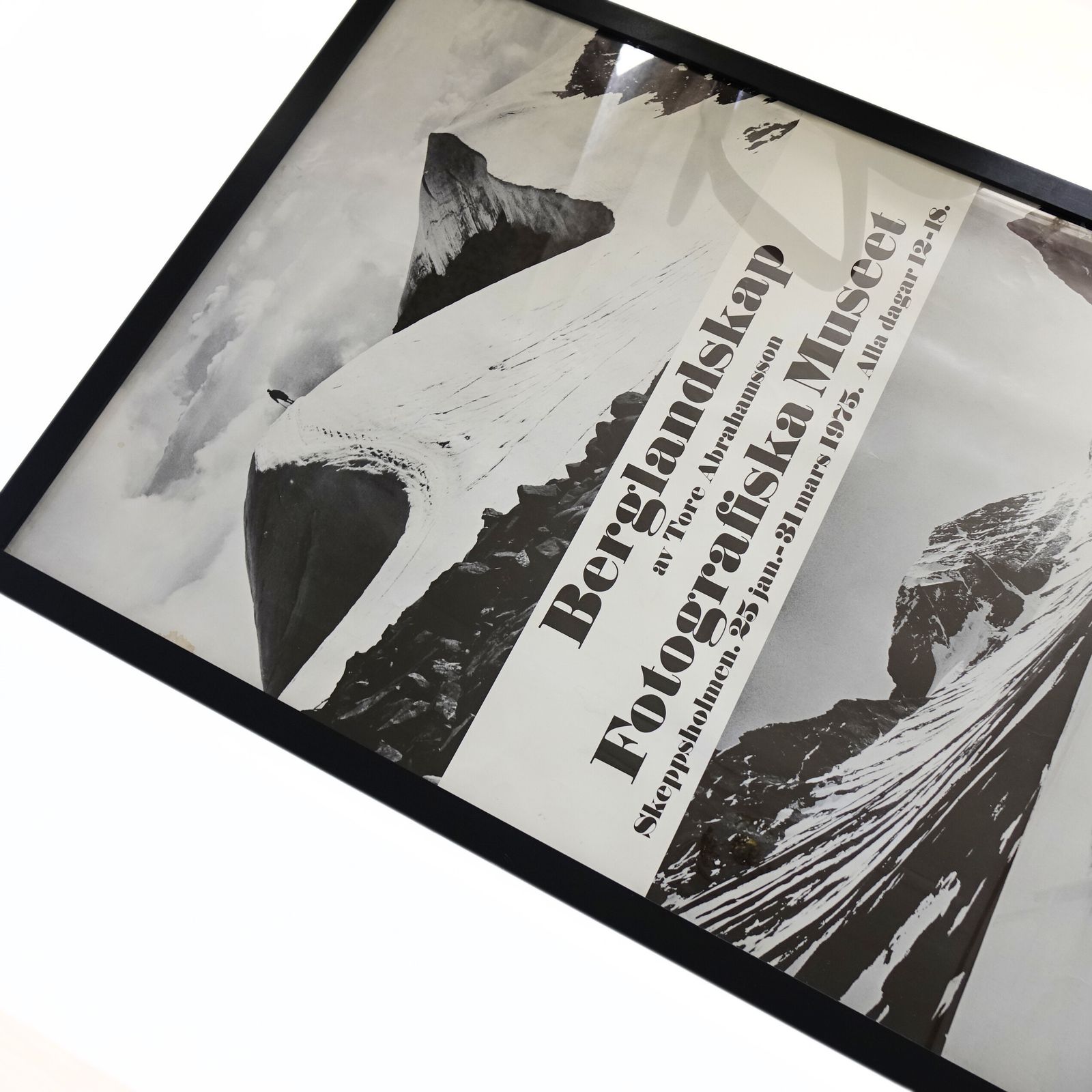 Copy Of Original "Moderna Museet" Poster Of Exhibition Tore Abrahamsson 1975 photo for sale