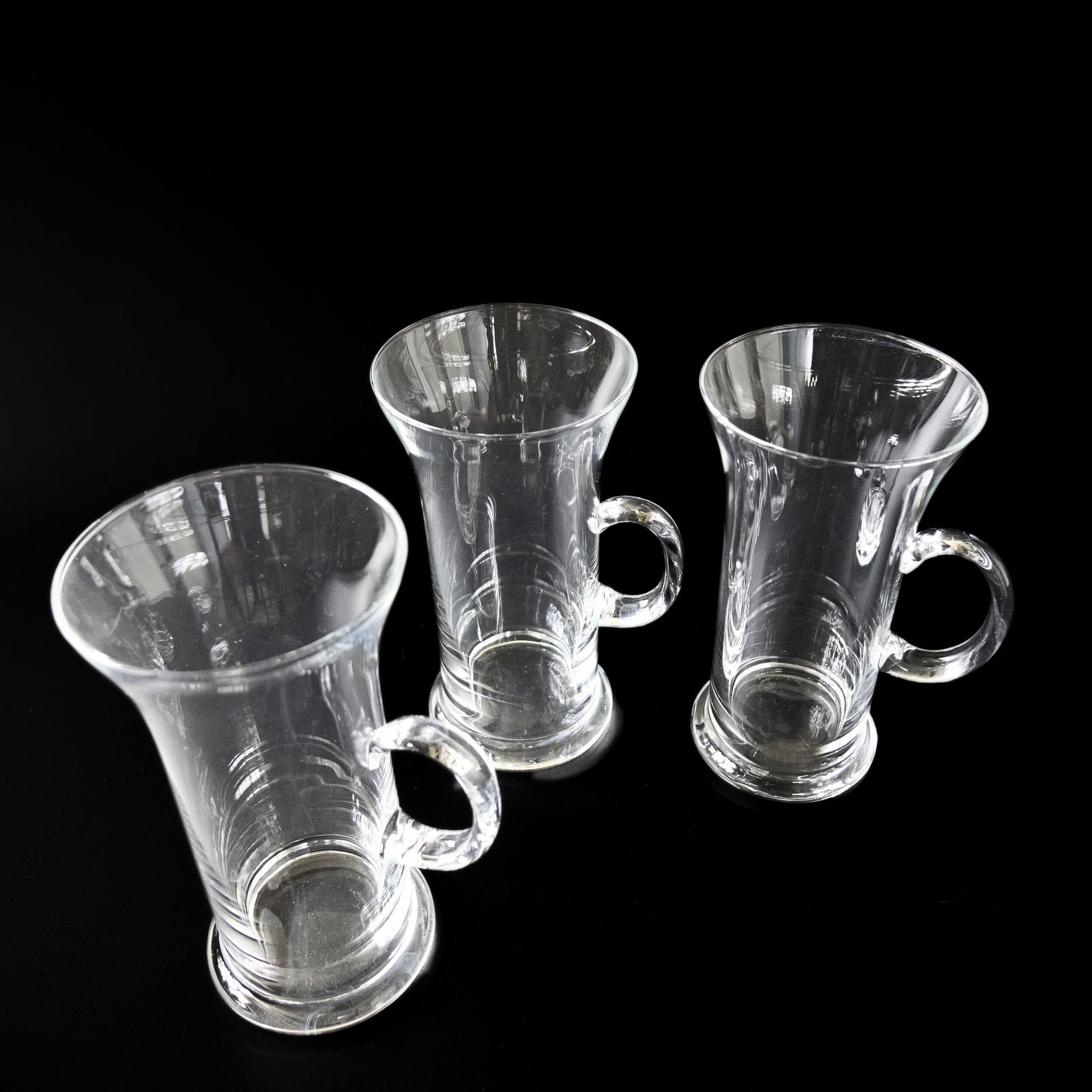 Retro Irish Coffee Glass In Crystal From Nuutajarvi, Arabia Finland Set Of Two. photo 150.0