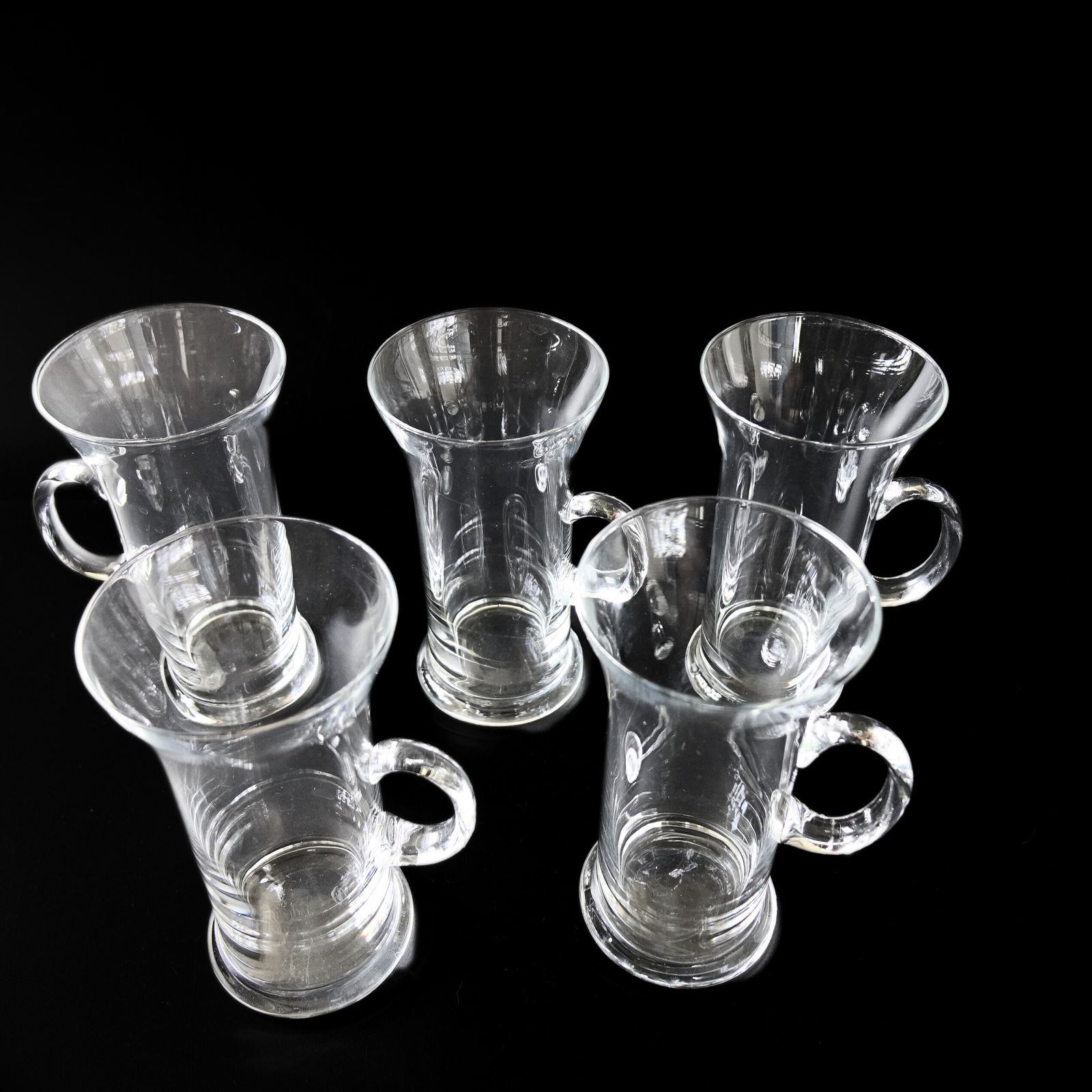 Retro Irish Coffee Glass In Crystal From Nuutajarvi, Arabia Finland Set Of Two. photo buy