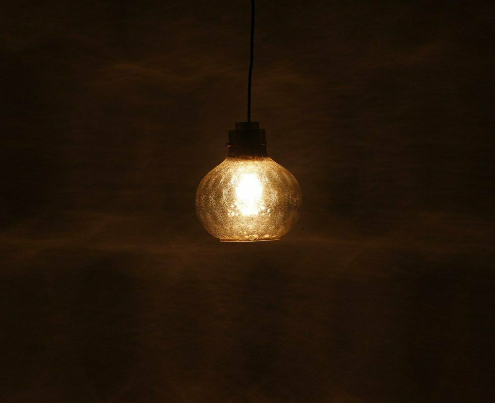 Bubble Glass And Brass Pendant By Helena Tynell For Limburg, 1960s photo furniture