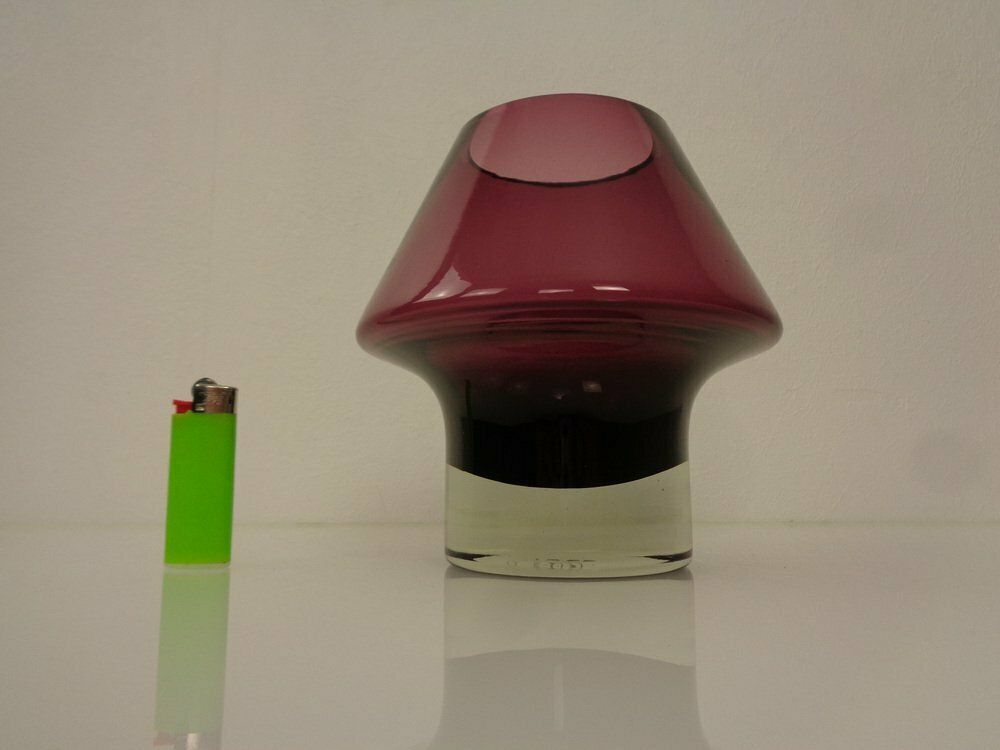Glass Vase By Aimo Okkolin For Riihimaen Lasi Oy, Finland, 1960s photo furniture
