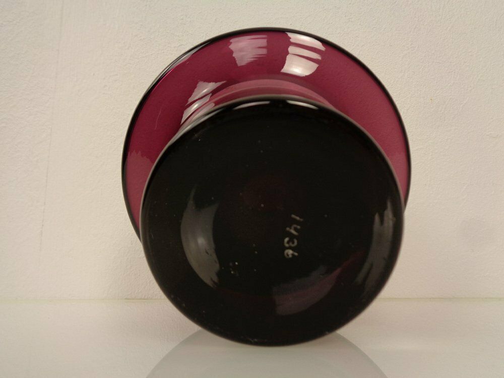 photo furniture Glass Vase By Aimo Okkolin For Riihimaen Lasi Oy, Finland, 1960s