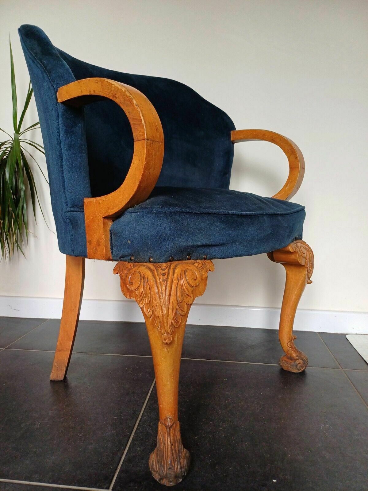 Pair Of French Deco Circa 30s Armchairs Listing Per Chair photo 375.0