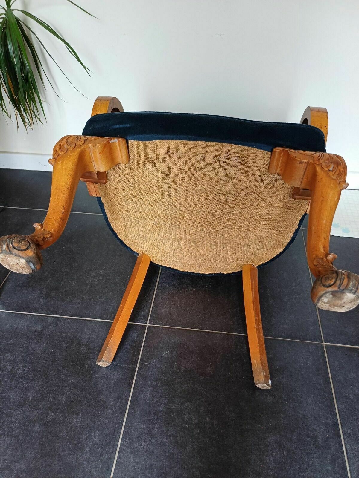 375.0 Pair Of French Deco Circa 30s Armchairs Listing Per Chair photo