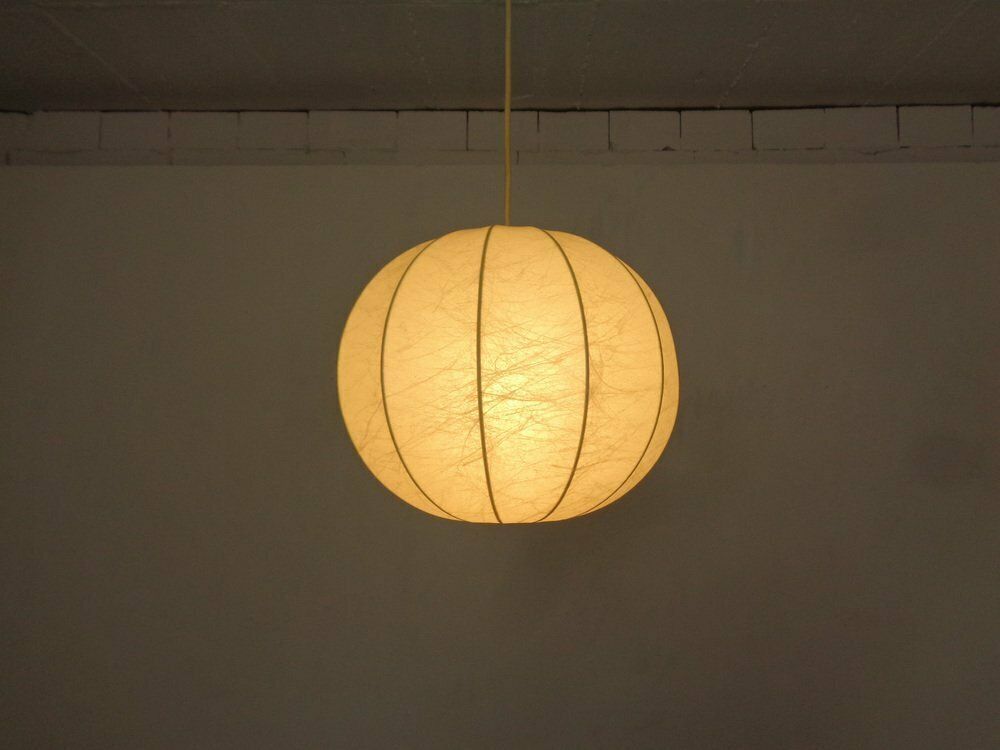 Cocoon Pendant Lamp From Friedel Wauer For Goldkant, Germany, 1960s photo furniture