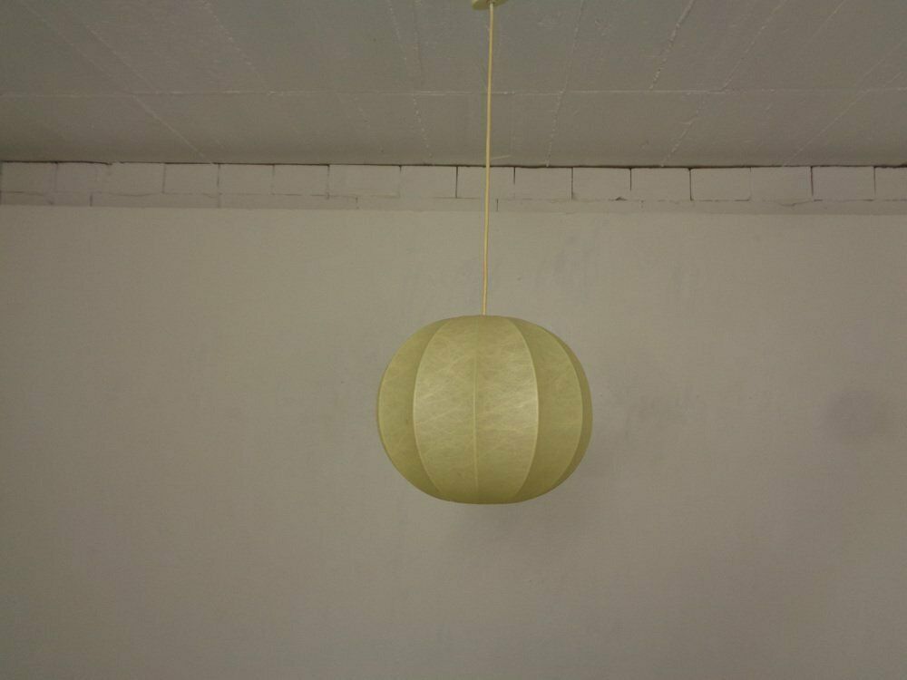 Cocoon Pendant Lamp From Friedel Wauer For Goldkant, Germany, 1960s photo for sale