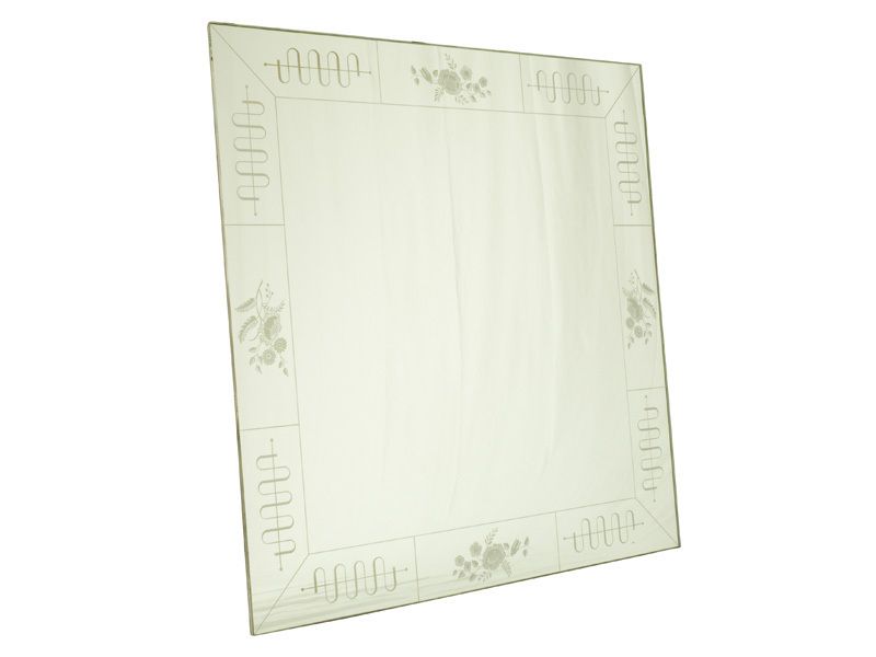 2700.0 Rare Italian Art Deco Recessed Mirror By Enzo Tradico For Brusotti, 1930s photo