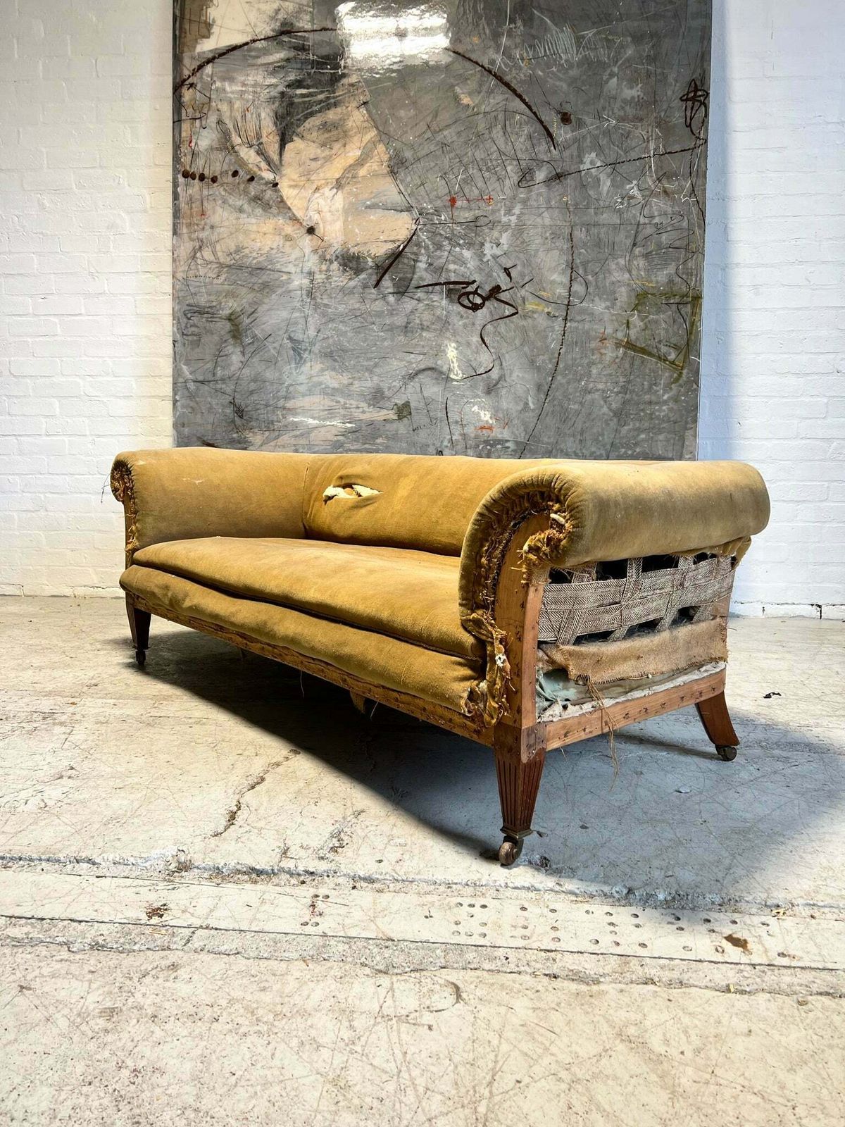Furniture Antique 19thc Chesterfield Sofa By Hamptons Of Pall Mall photo