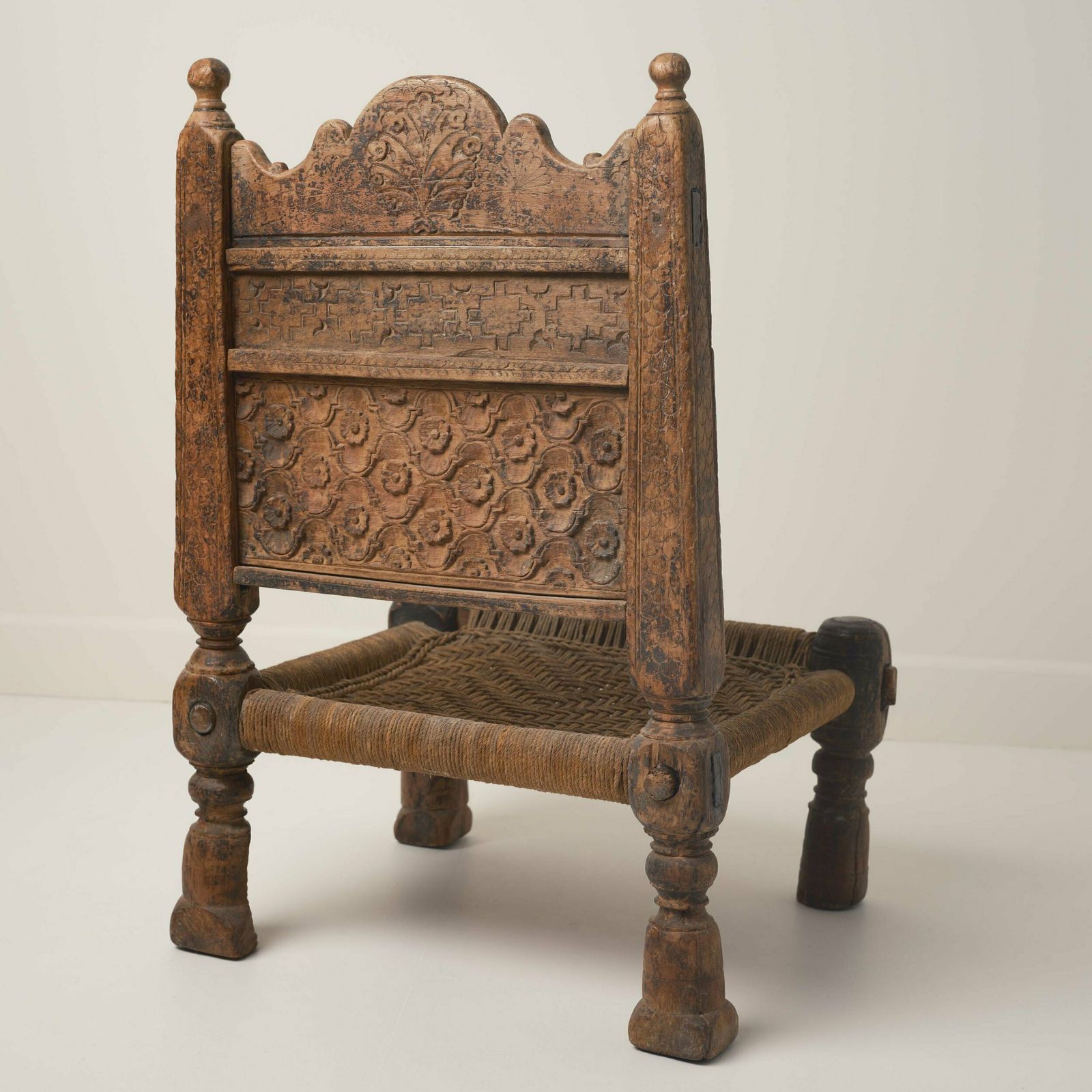 Afghan Chair 1, 1800s, Antique photo Furniture