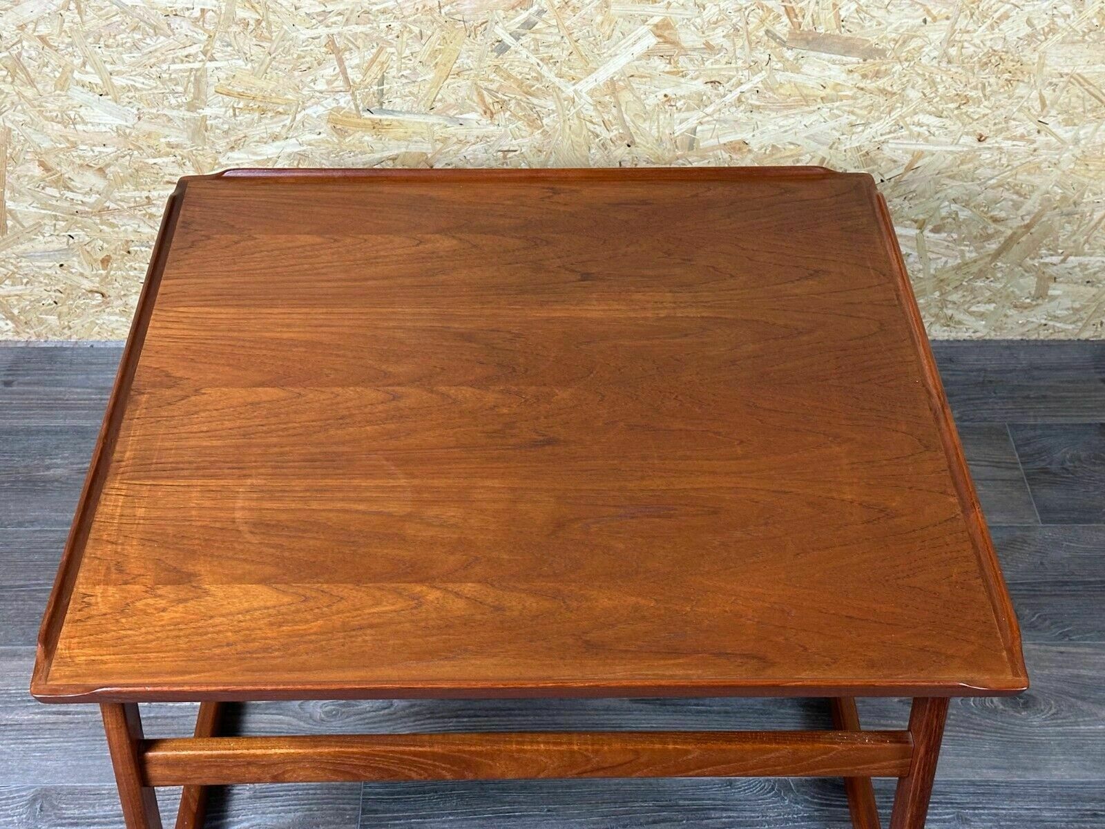60s 70s Teak Coffee Table Kubus By Jalk Vodder Andersen For Dyrlund Denmark photo 675.0