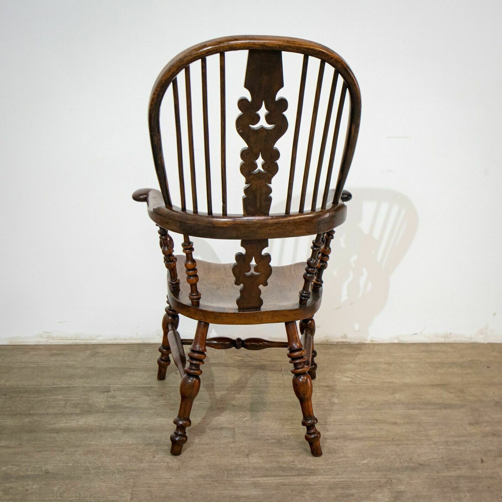 19th Century Yew High Back Windsor Chair photo Furniture