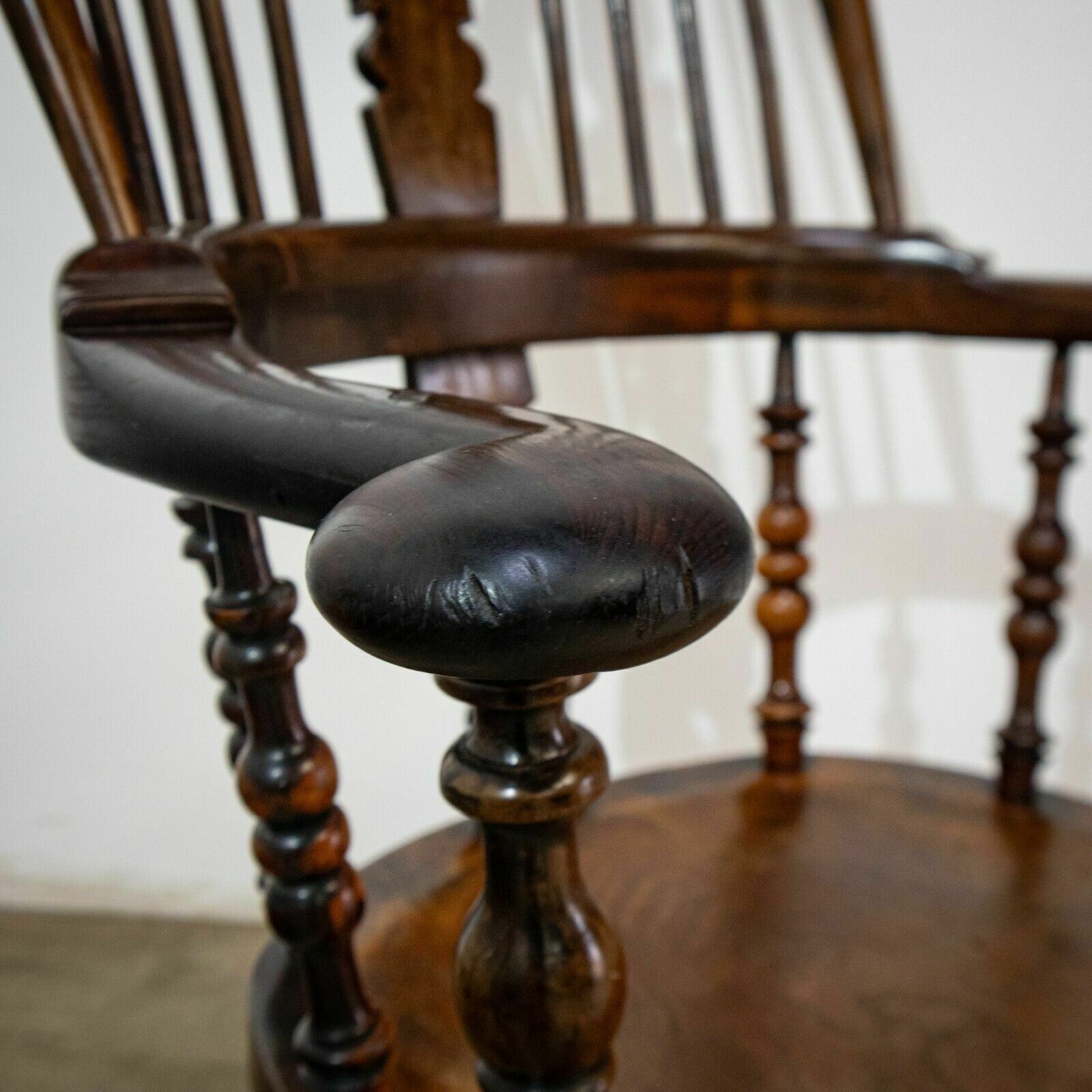 19th Century Yew High Back Windsor Chair photo buy
