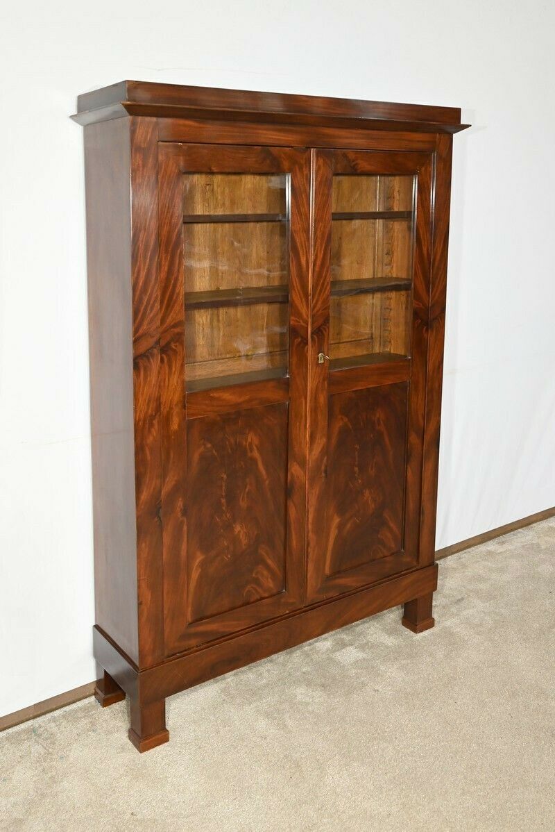 Small Mahogany Bookcase, Restoration Period – Early 19th Century photo for sale