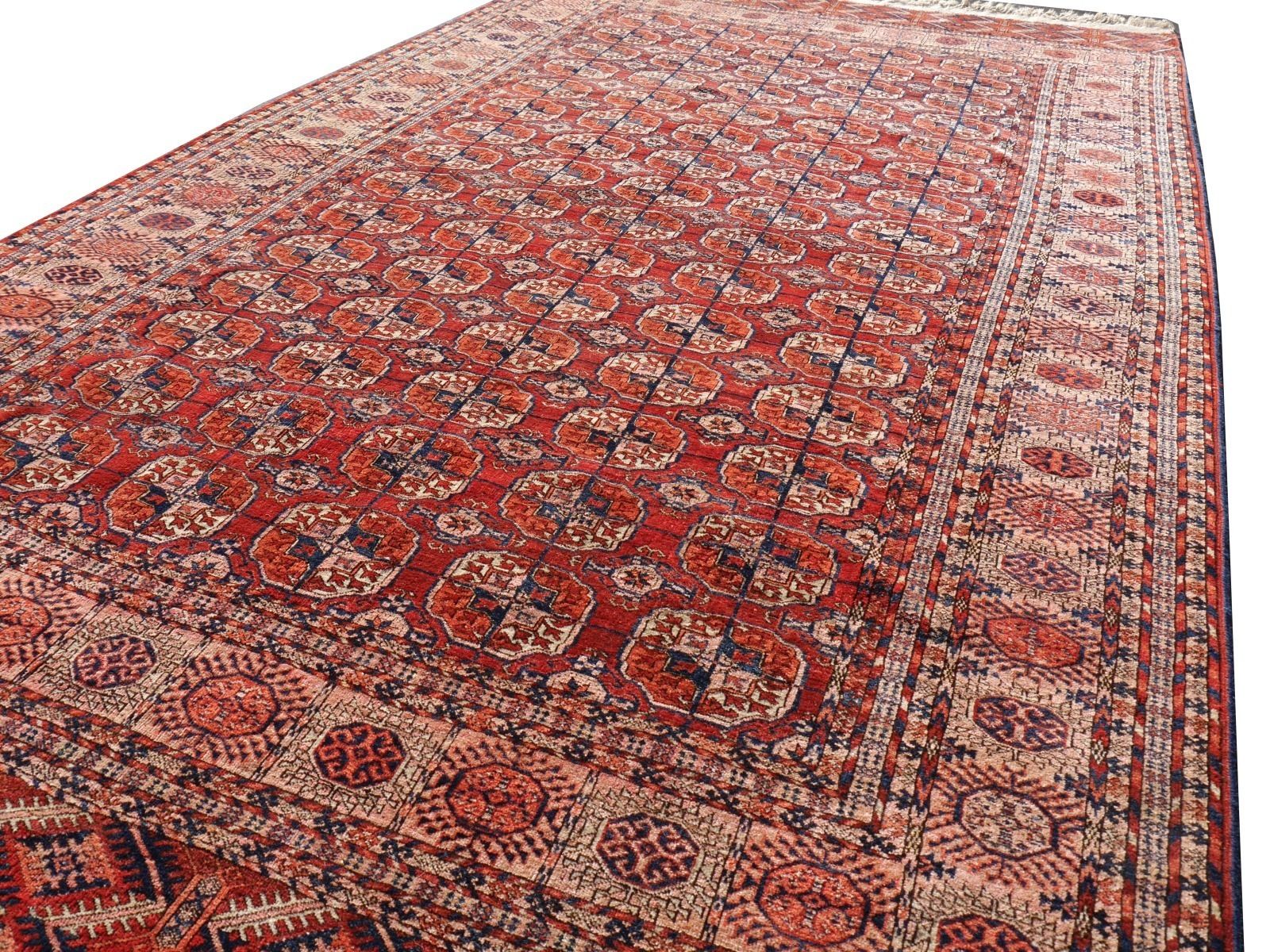 photo for sale Antique Rug Turkman Tekke Bukhara Main Carpet Djoharian Collection