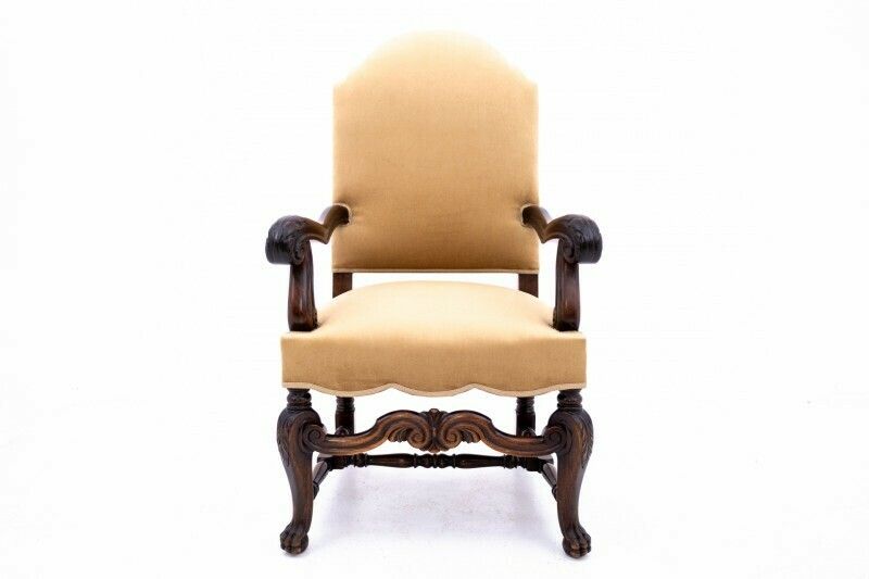 A Pair Of Antique Armchairs, Western Europe, Around 1900. After Renovation. photo buy
