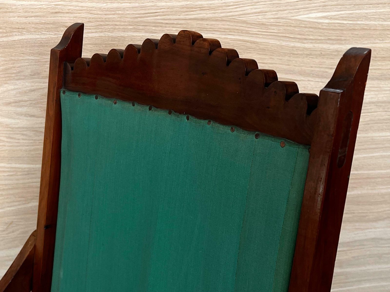 Paire de fauteuils bas en bois de style Old Hickory photo furniture
