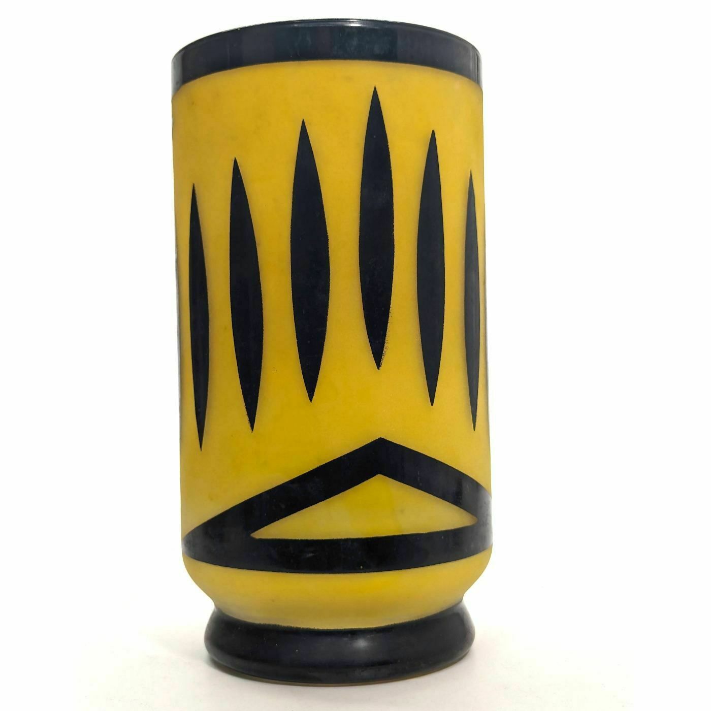 Old Art Deco Vase 1930 Degraded With Acid photo for sale