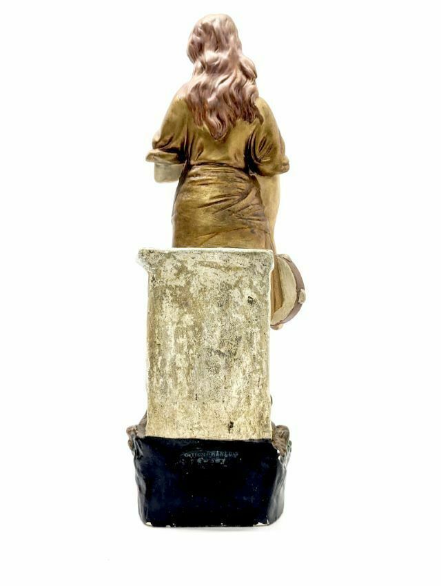 Plaster Silhouette Statue Of A Woman Entitled "Mignon" photo Art