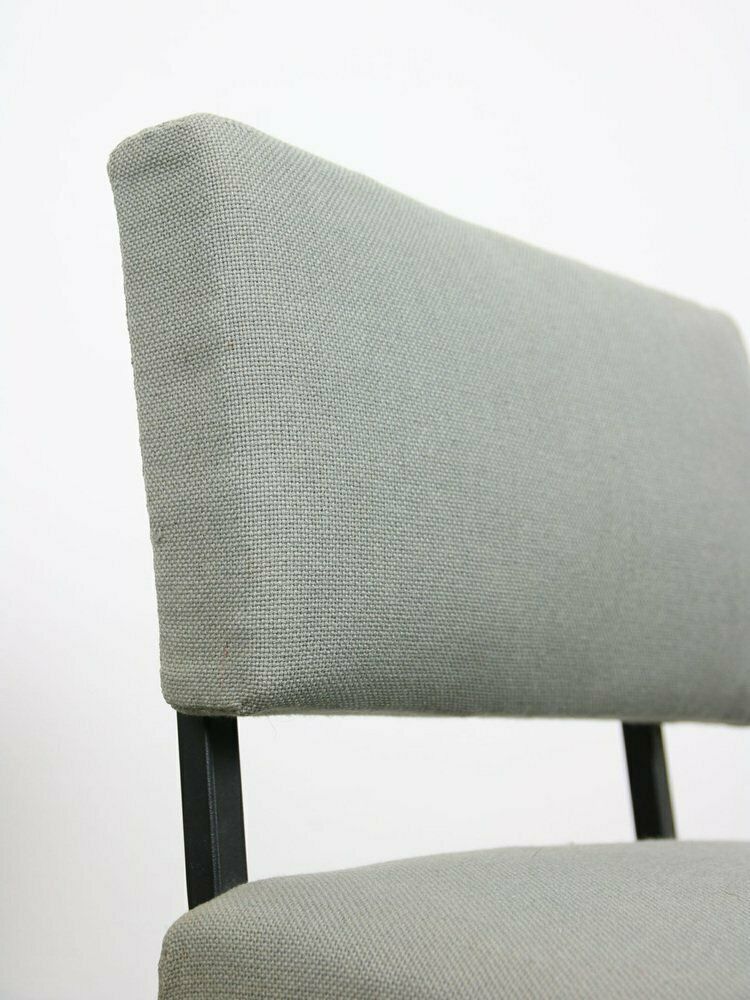Mid Century Bauhaus Style Easy Chairs In Grey Fabric, Set Of 2 photo Furniture